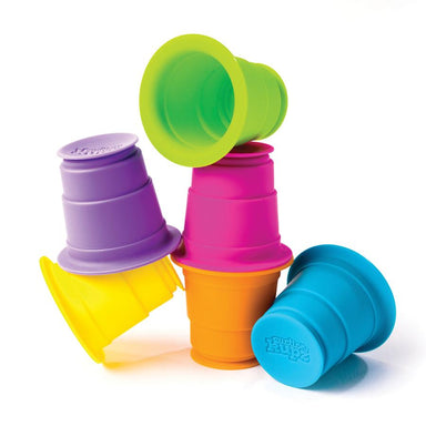 Fat Brain Toy: Juguetes Para bebe - Tazas con Succion