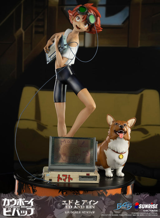 First 4 Figures: Cowboy Bebop - Ed y Ein Edicion Estandar Escala 1/4