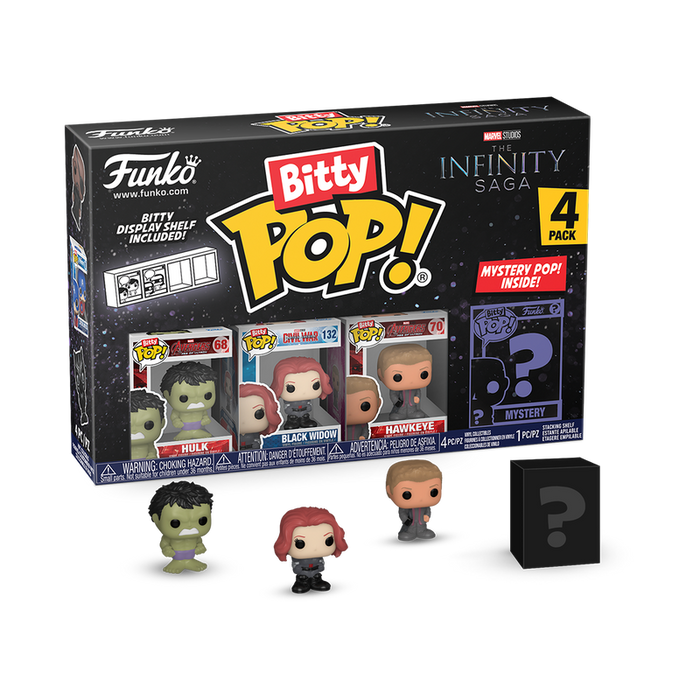 Funko Bitty Pop: Marvel - Hulk 4 Pack