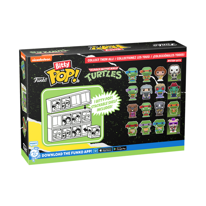 Funko Bitty Pop: TMNT Tortugas Ninja - Donatello 4 Pack