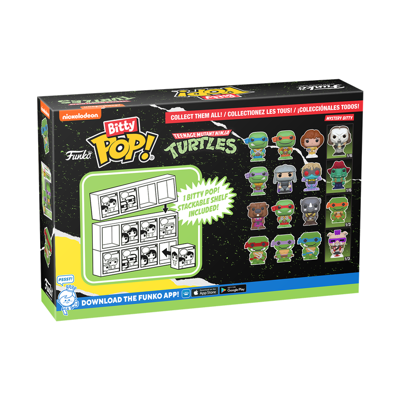 Funko Bitty Pop: TMNT Tortugas Ninja - 8Bit 4 Pack