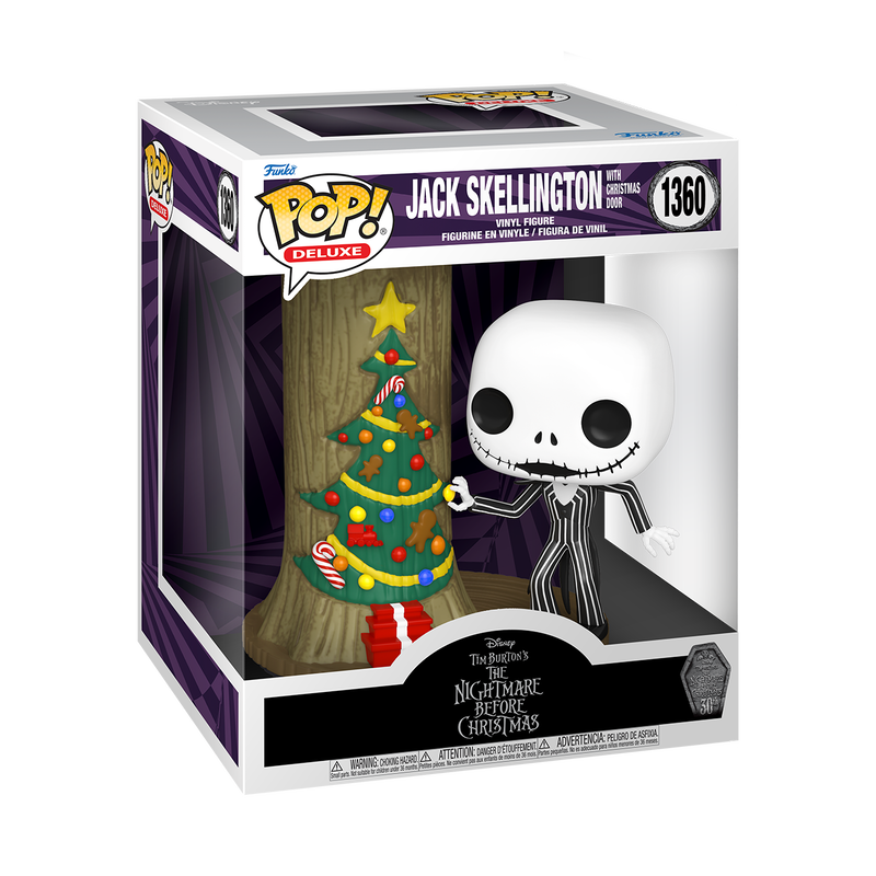 Funko Pop Deluxe: Mundo De Jack 30 Aniversario - Jack Con Puerta De Navidad