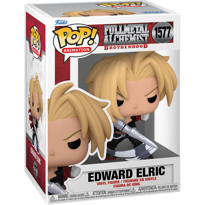 Funko Pop Animation: Fullmetal Alchemist Brotherhood - Edward Elric Con Espada