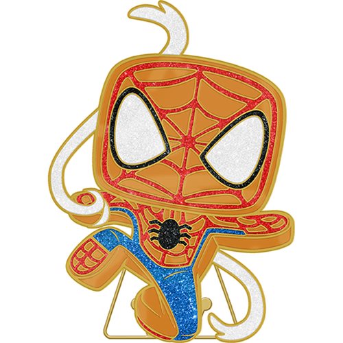 Funko Pop Pin: Marvel Holiday - Spider Man Galleta de Jengibre Esmaltado