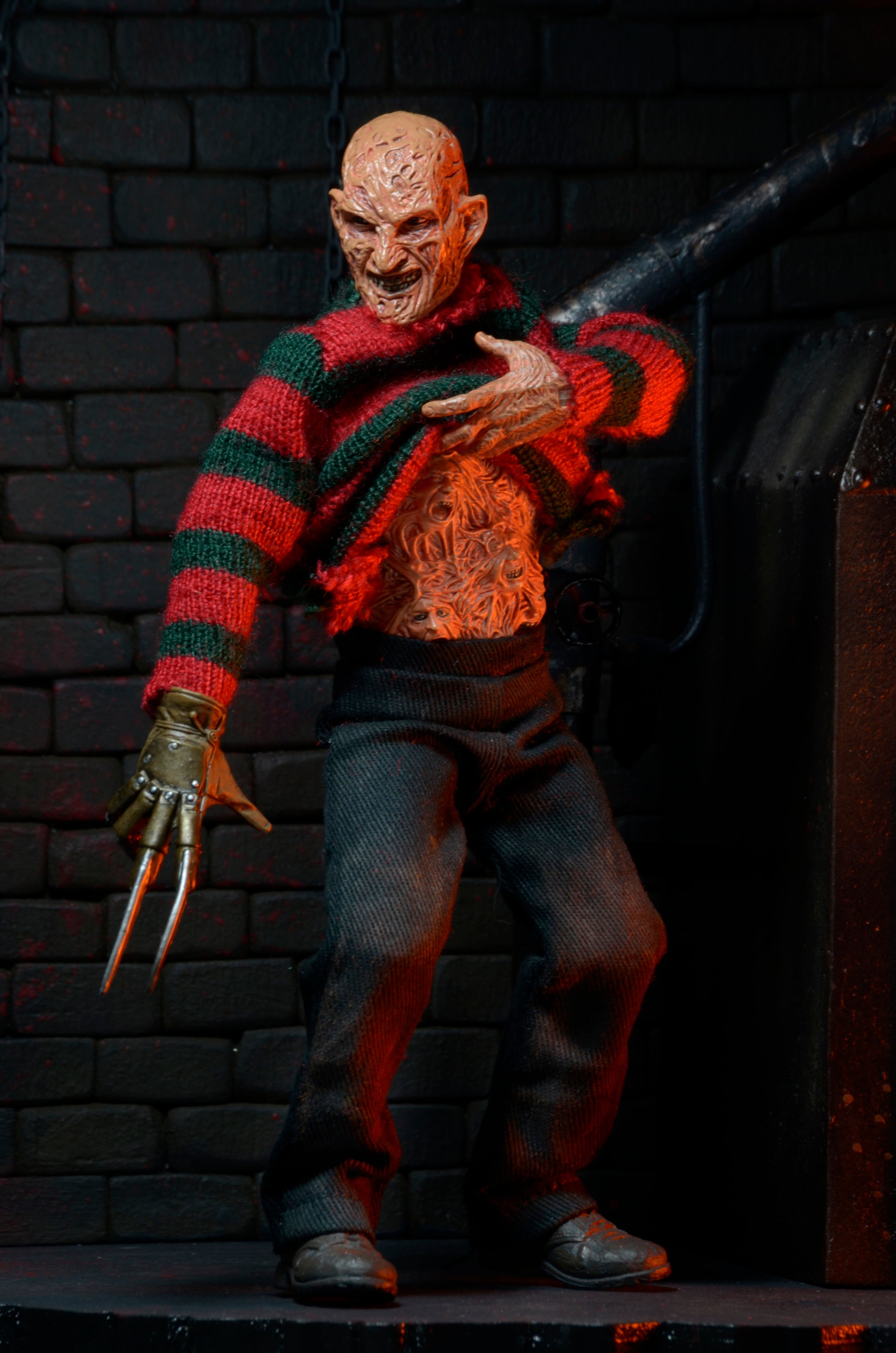 NECA Figura de Accion Vestida: Pesadilla En La Calle Del Infierno 3 Dream Warriors - Freddy 8 Pulgadas