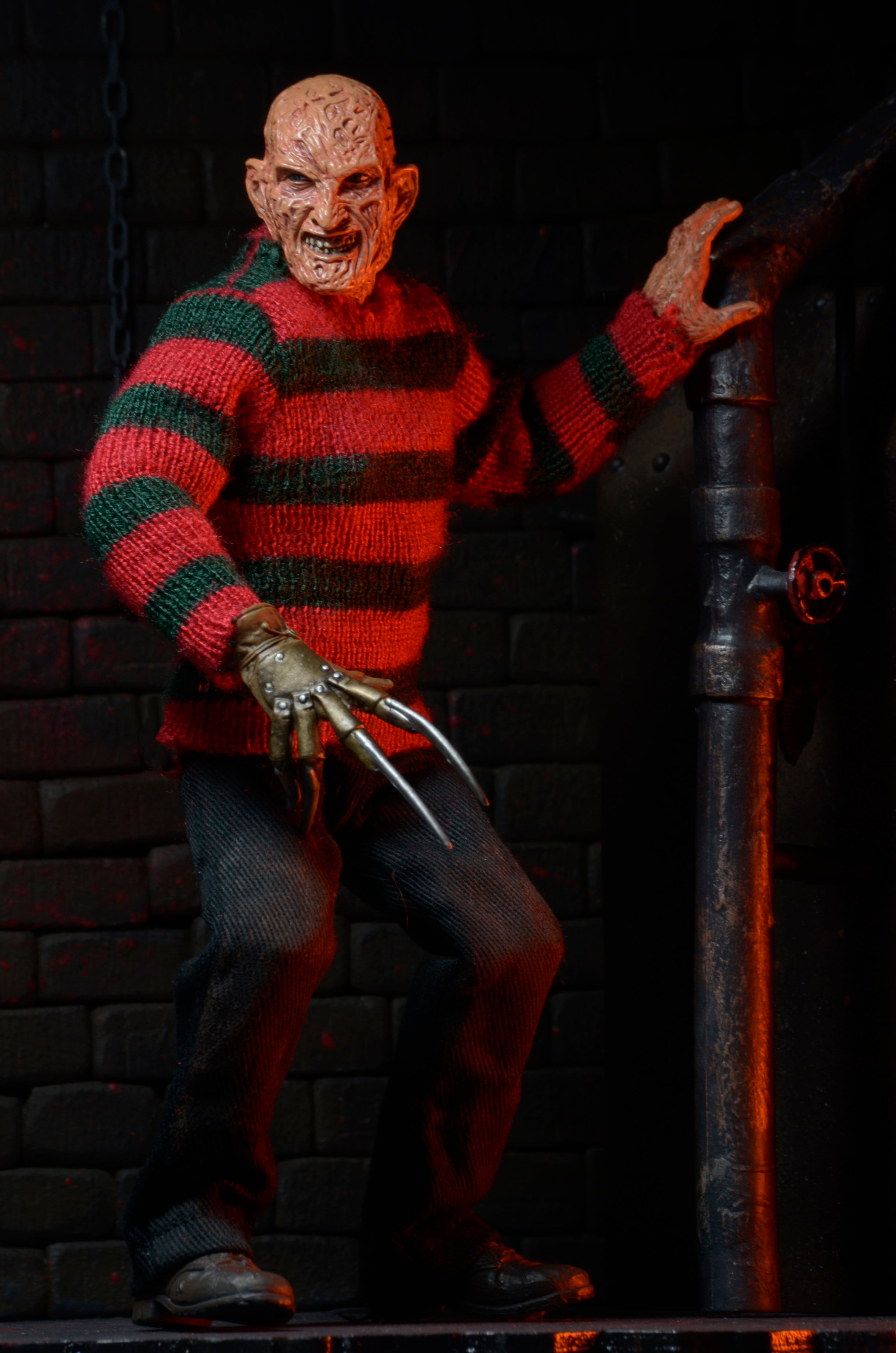 NECA Figura de Accion Vestida: Pesadilla En La Calle Del Infierno 3 Dream Warriors - Freddy 8 Pulgadas