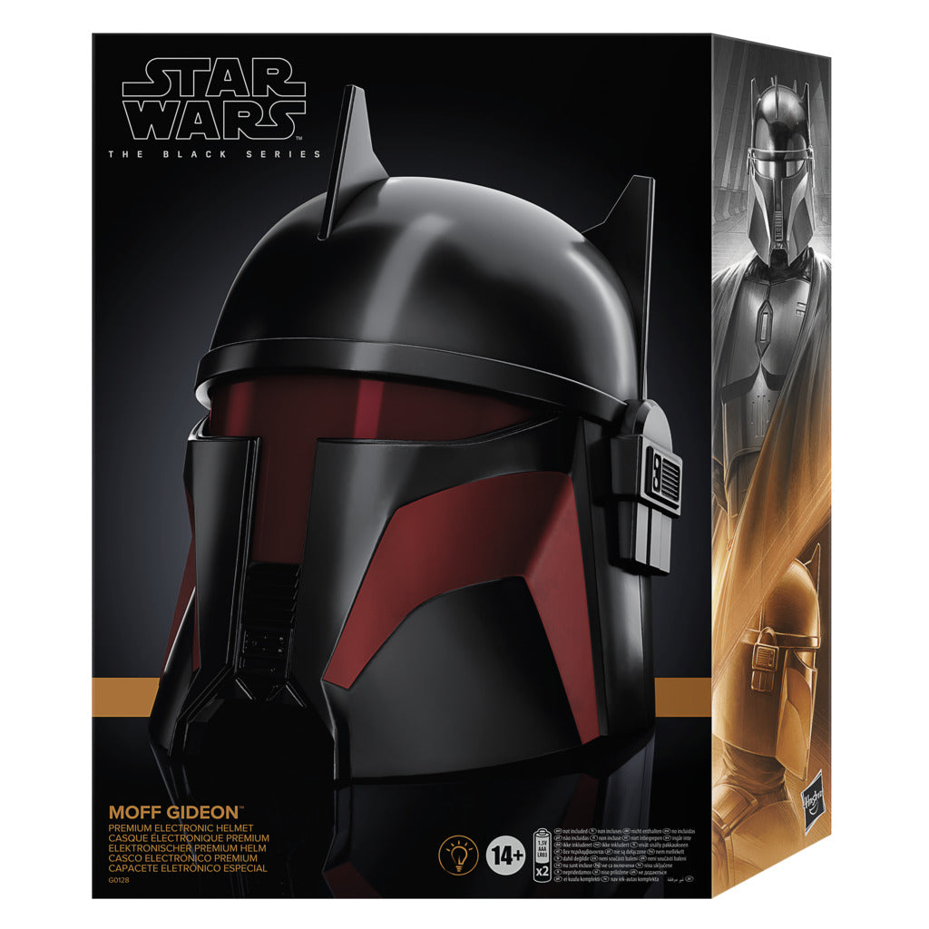 Star Wars The Black Series: The Mandalorian - Moff Gideon Casco Electronico Premium Replica