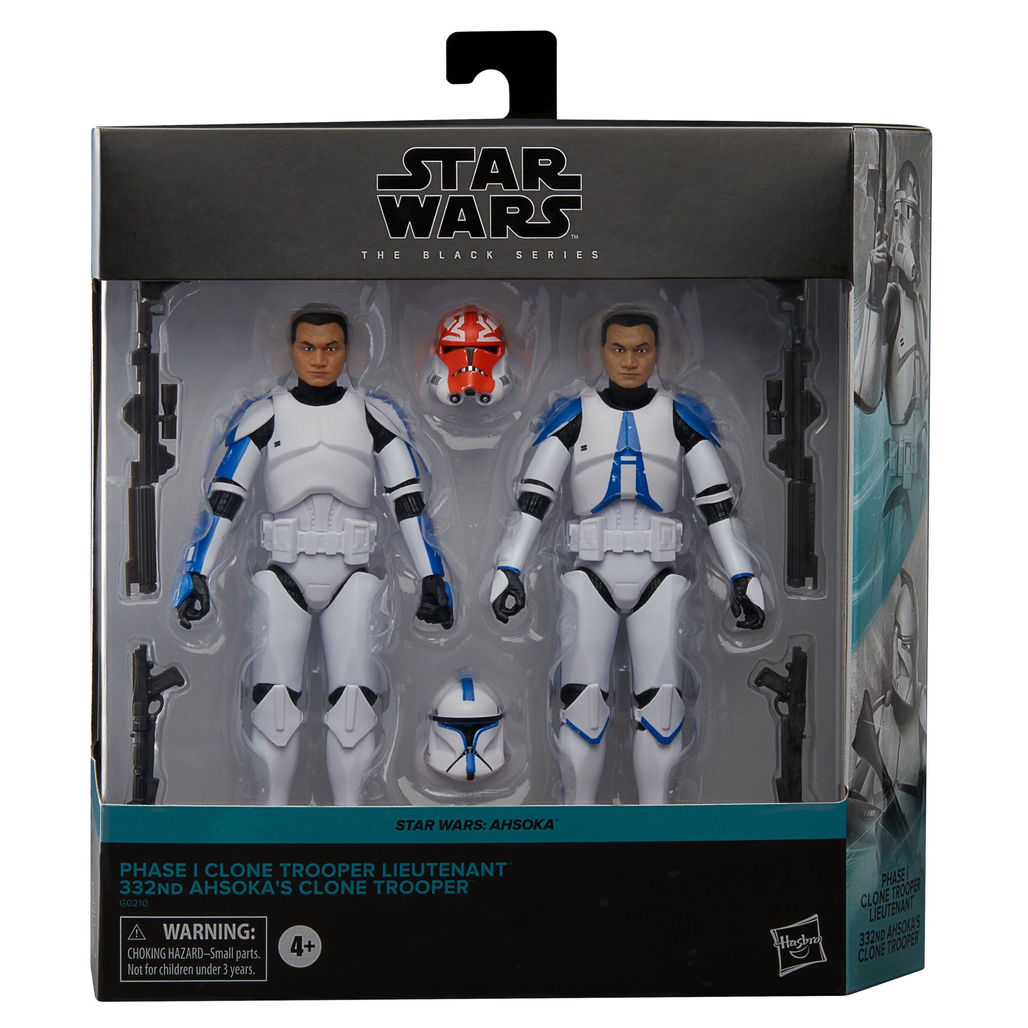 Star Wars The Black Series: Ahsoka - Clone Trooper Fase 1 Lieutenant Y 3332En Clone Trooper Ahsoka 2 Pack