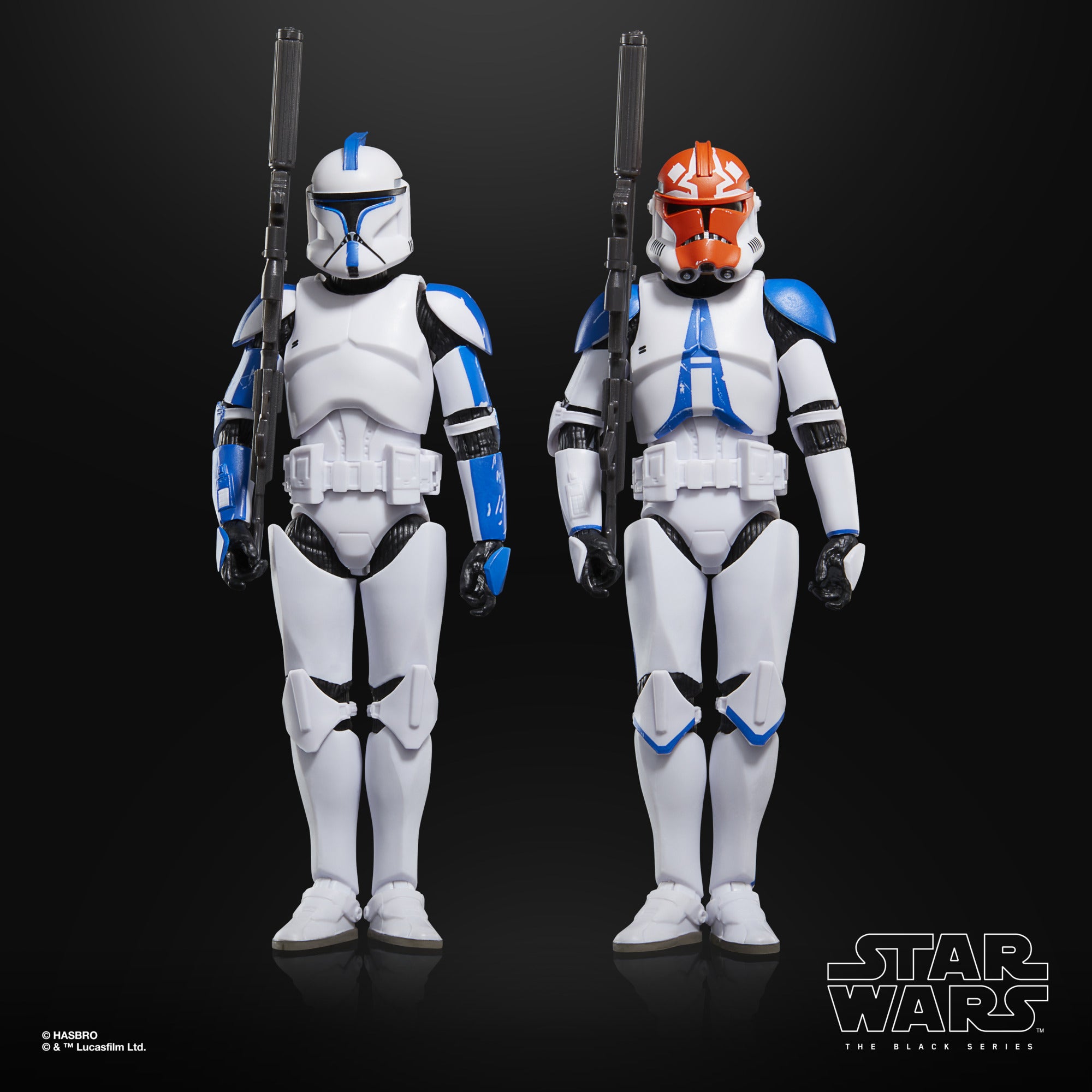 Star Wars The Black Series: Ahsoka - Clone Trooper Fase 1 Lieutenant Y 3332En Clone Trooper Ahsoka 2 Pack