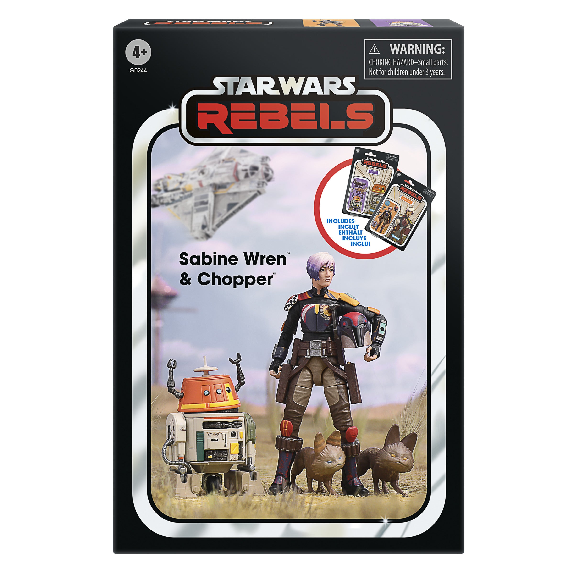 Star Wars The Vintage Collection: Rebels - Sabine Wren Y Chopper