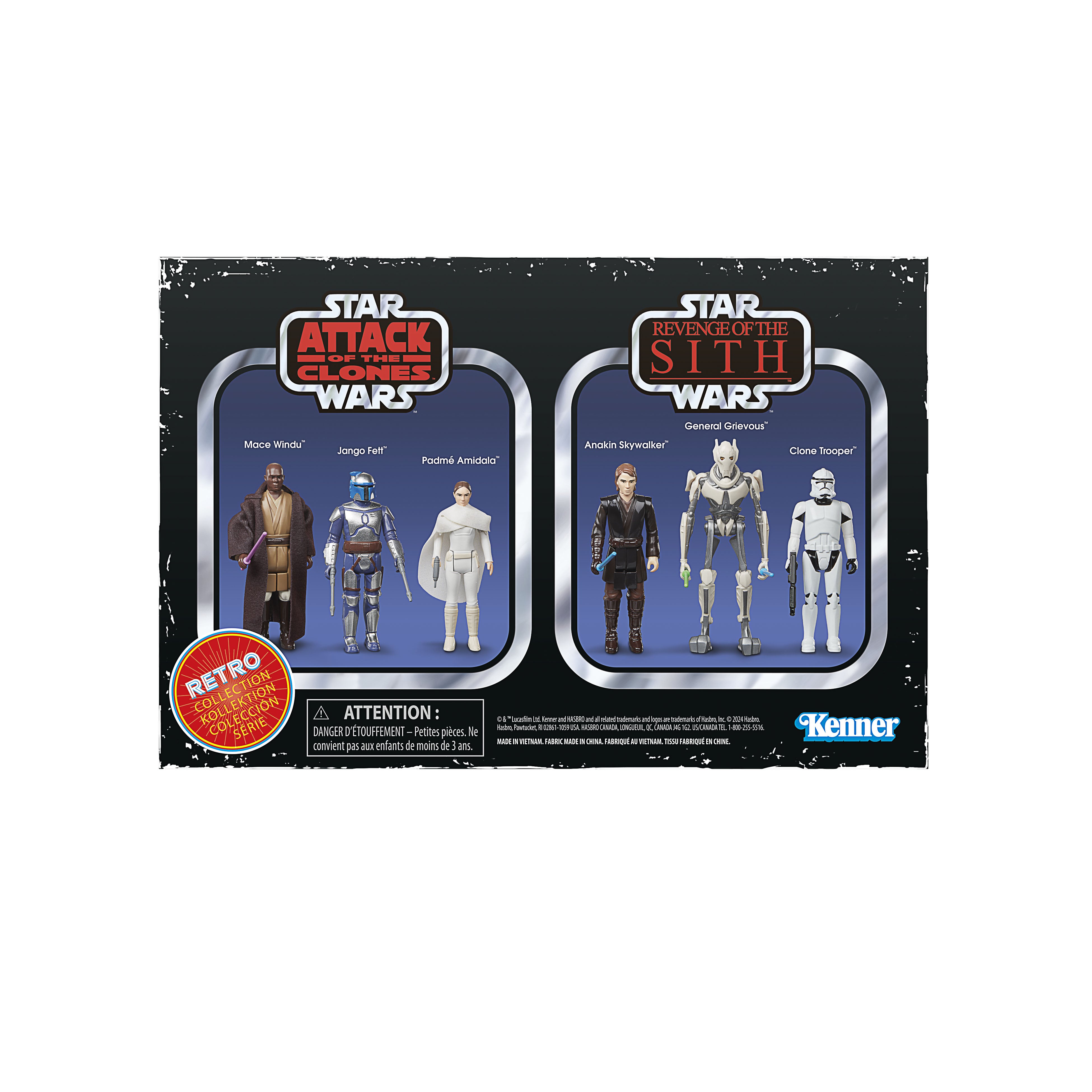 Star Wars Retro Collection: El Ataque De Los Clones Y La Venganza De Los Sith 6 Pack