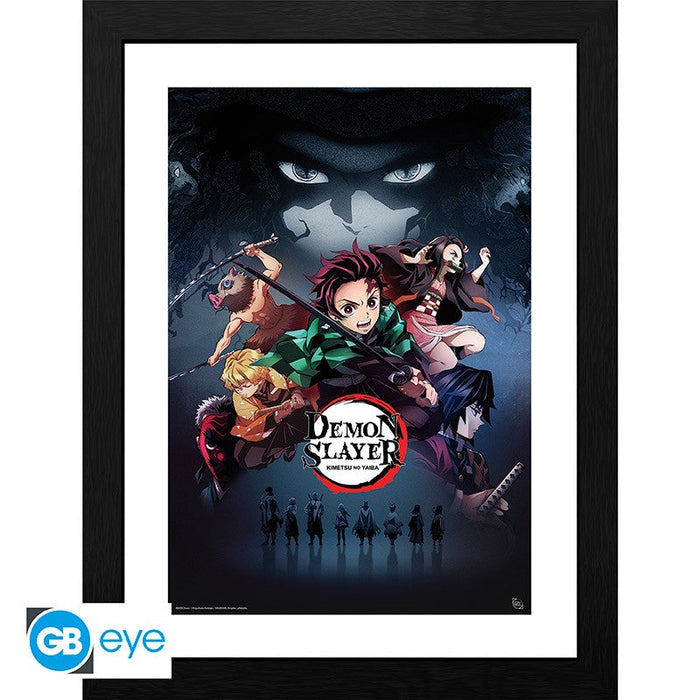 ABYStyle Framed Print: Demon Slayer - Slayers Impresion Enmarcada