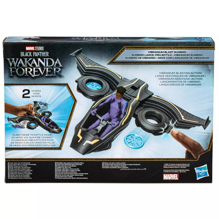 Marvel: Black Panther Wakanda Forever - Vibranium Blast Sunbird y Shuri Figura De Accion