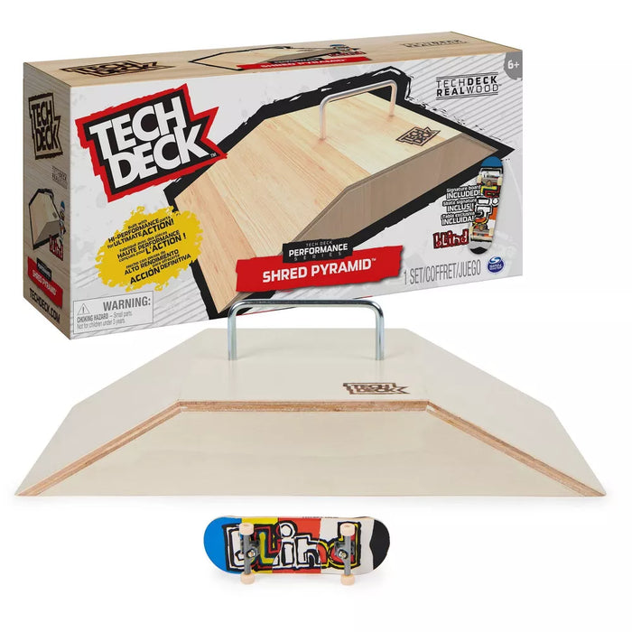 Tech Deck: Set Shered Pyremid - Patineta Blind Y Rampa