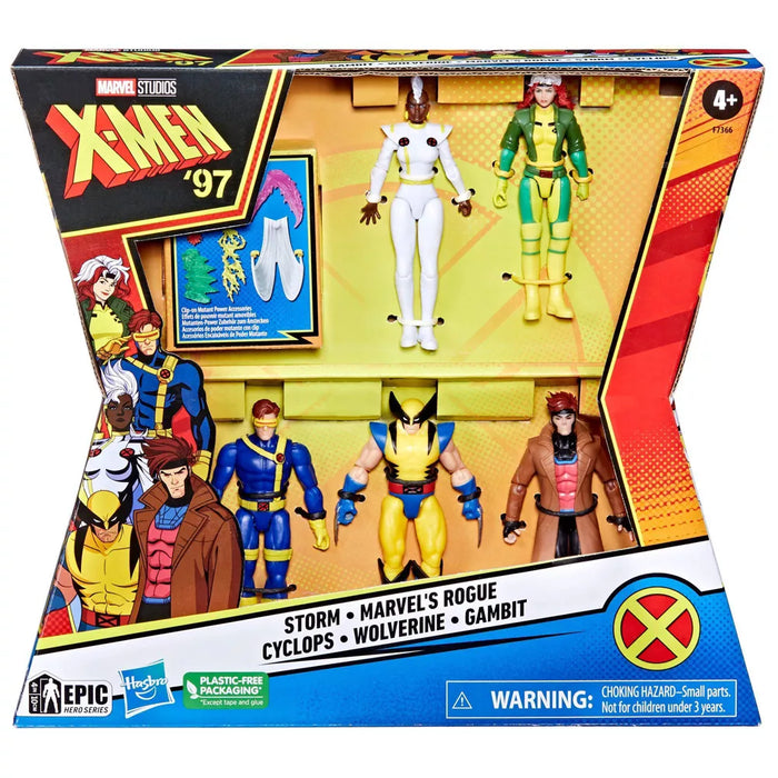 Marvel Epic Hero Series: X Men 97 - Set Storm, Rogue, Ciclope, Wolverine Y Gambit 5 Pack