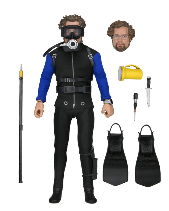 Neca Figura de Accion Vestida: Jaws Tiburon - Matt Hooper Traje de Buzo 8 Pulgadas