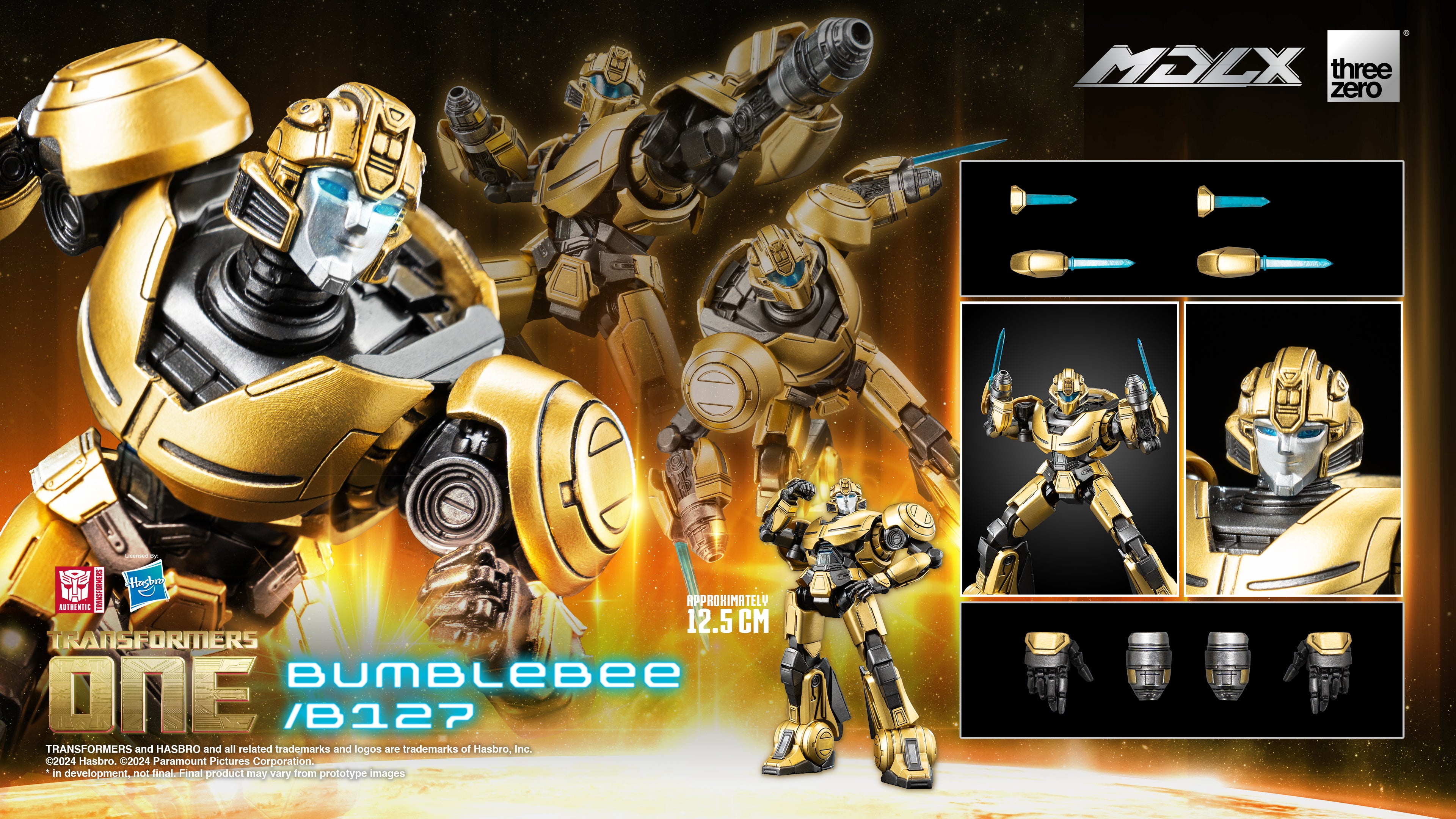 Threezero Mdlx Series: Transformers One - Bumblebee B127