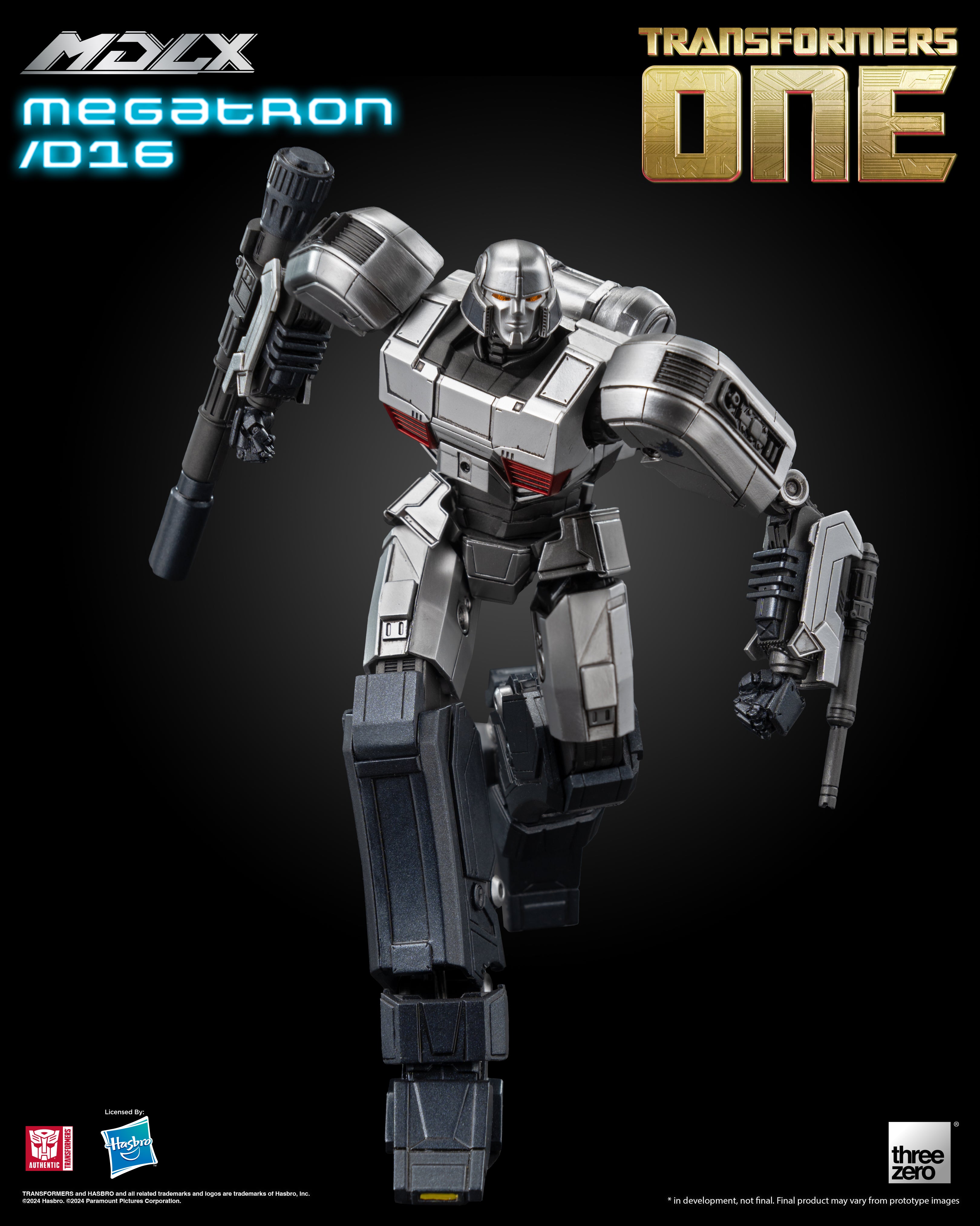 Threezero Mdlx Series: Transformers One - Megatron Escala 1/6