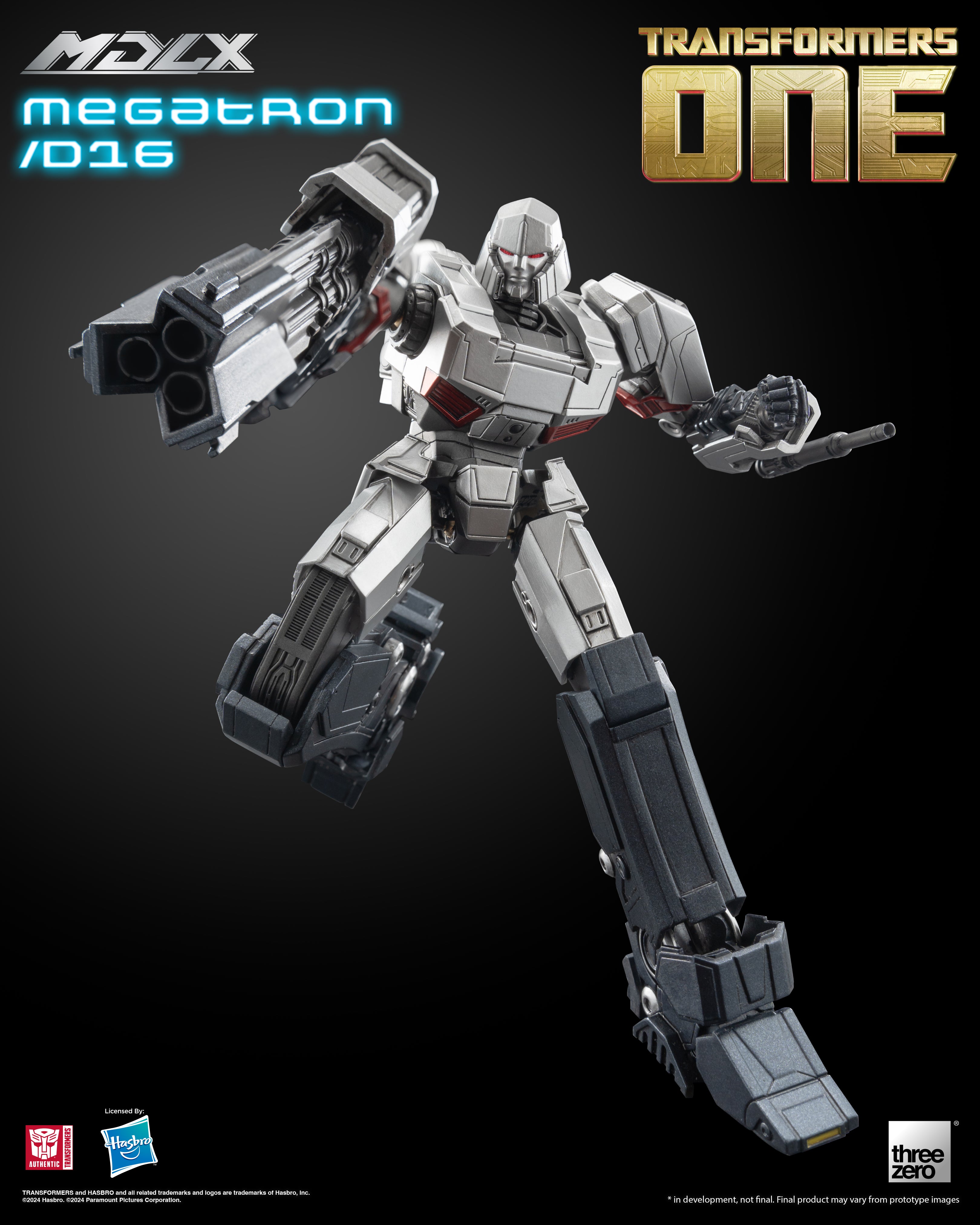 Threezero Mdlx Series: Transformers One - Megatron Escala 1/6