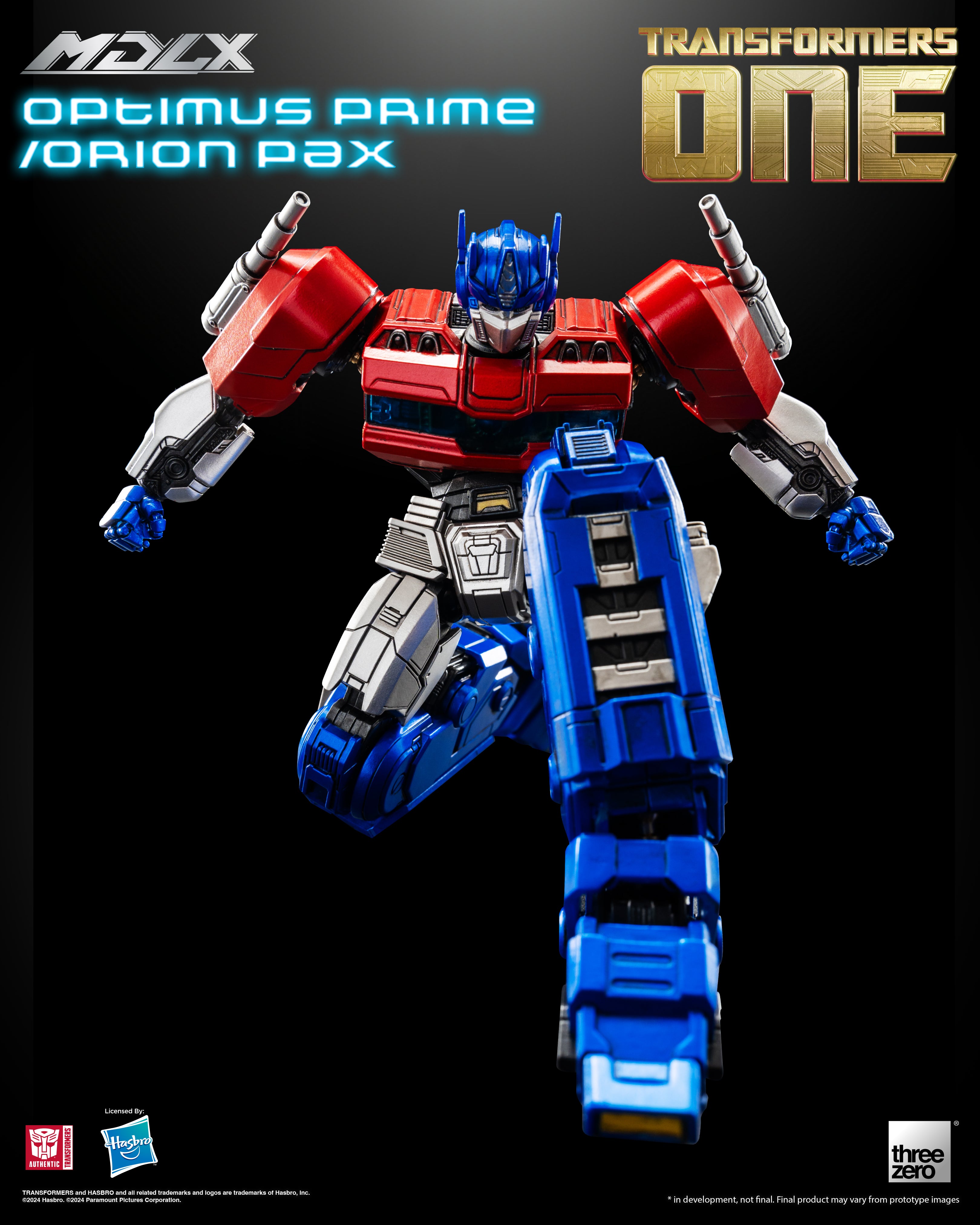 Threezero Mdlx Series: Transformers One - Optimus Prime Orion Pax