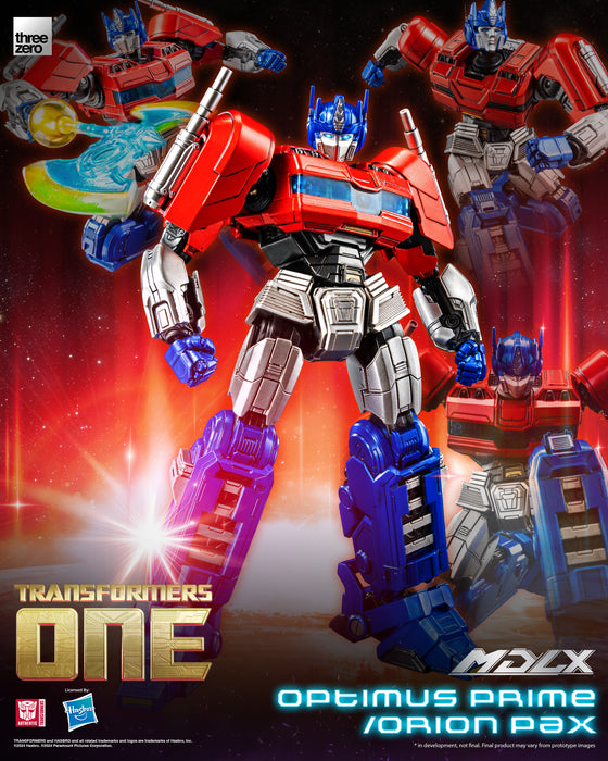 Threezero Mdlx Series: Transformers One - Optimus Prime Orion Pax