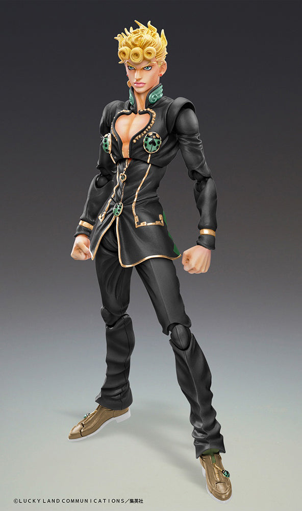 Medicos Entertainment Action Figure: Jojos Bizarre Adventure Golden Wind - Chozokado Giorno Giovanna Black