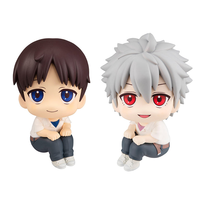 Megahouse Figures Look Up: Evangelion 3.0 + 1.0 Thrice Upon A Time - Shinji Ikari & Kaworu Nagisa Con Regalo