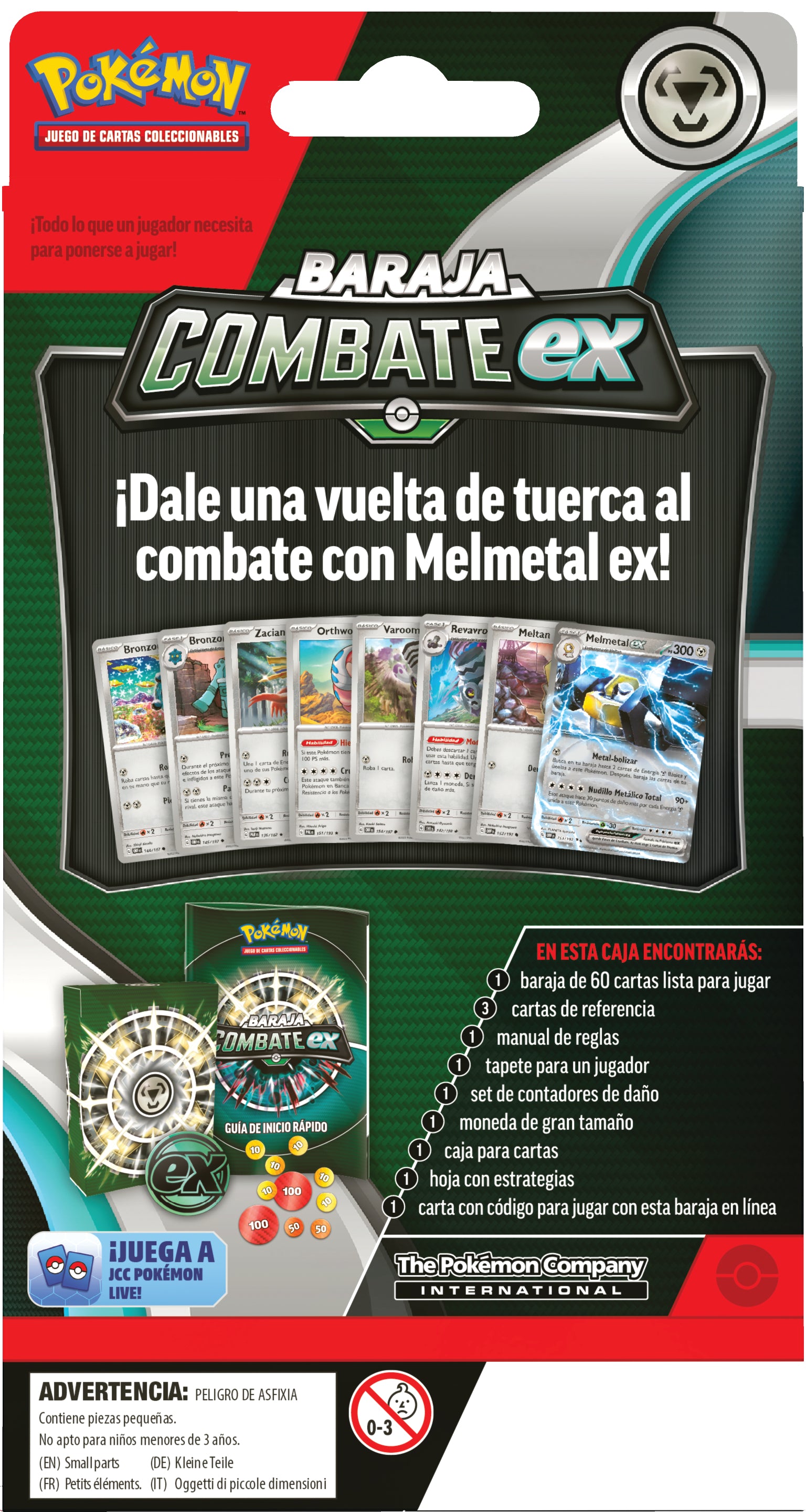 Pokemon TCG: Melmetal Ex o Houndoom Ex Battle Deck En Ingles Surtido