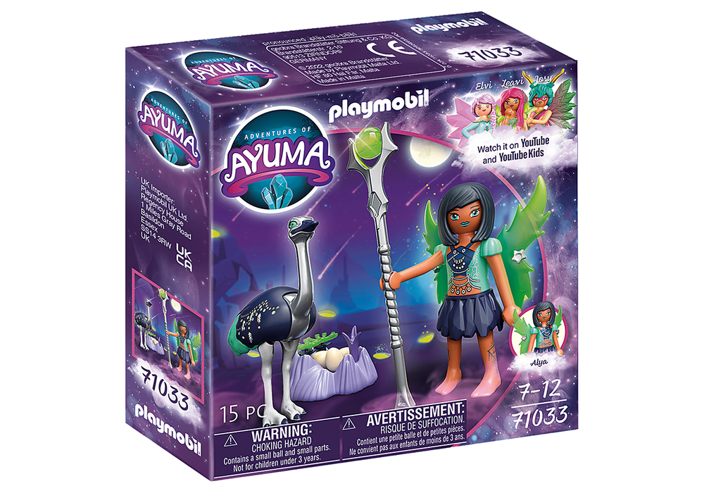 Playmobil Adventures of Ayuma: Moon Fairy con Animal del Alma 71033