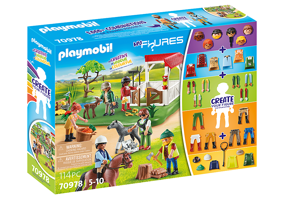 Playmobil my Figures: Rancho de Caballos 70978