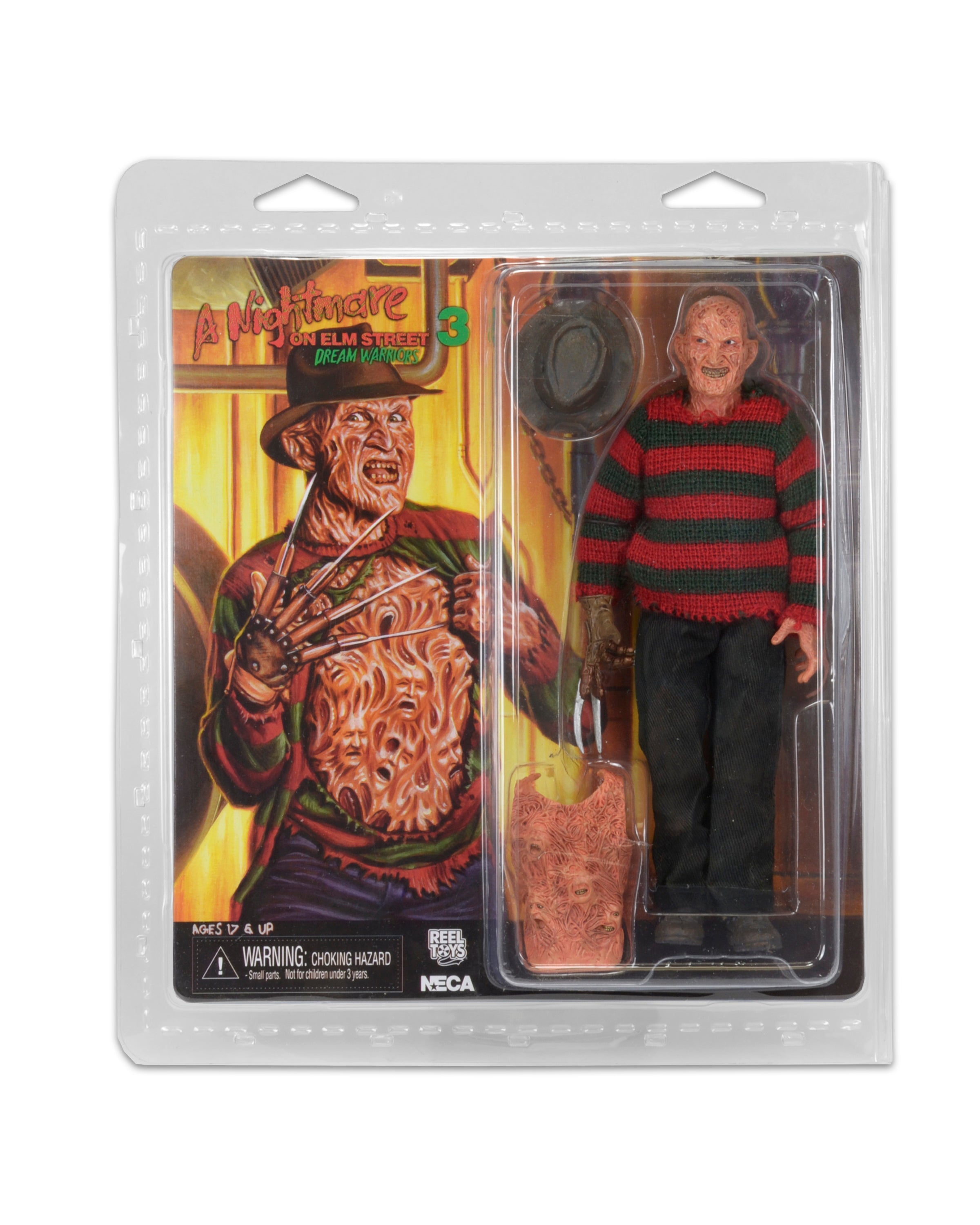 NECA Figura de Accion Vestida: Pesadilla En La Calle Del Infierno 3 Dream Warriors - Freddy 8 Pulgadas