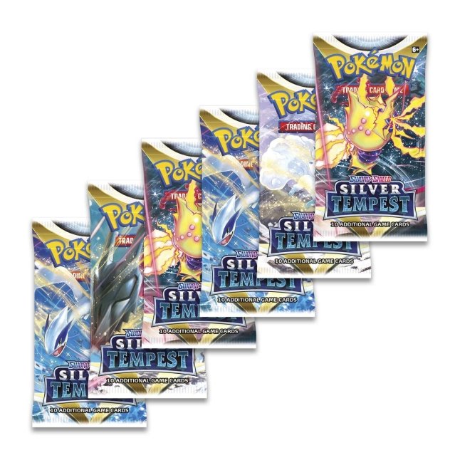 Pokemon TCG Sword & Shield: Silver Tempest - Booster Bundle 6 Pack En Ingles