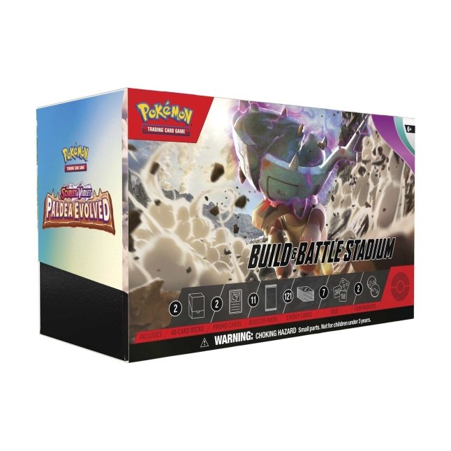 Pokemon TCG Scarlet & Violet: Paldea Evolved - Build & Battle Stadium Ting-Lu En Ingles