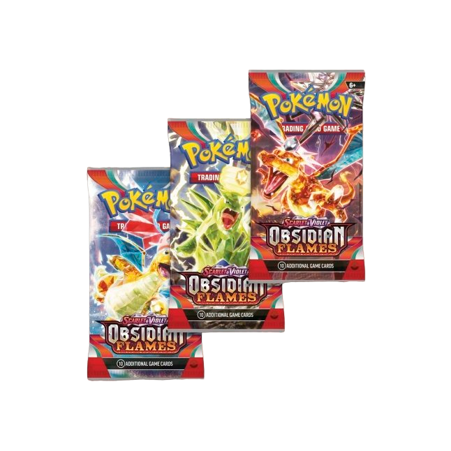 Pokemon TCG Scarlet & Violet: Obsidian Flames - 3 Pack Eevee Blister En Ingles