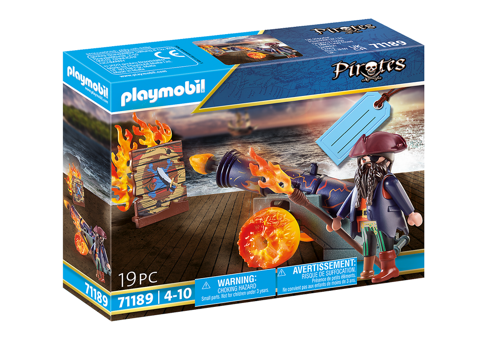 Playmobil Pirates: Pirata con Ca‚Äö√†√∂¬¨¬±on 71189