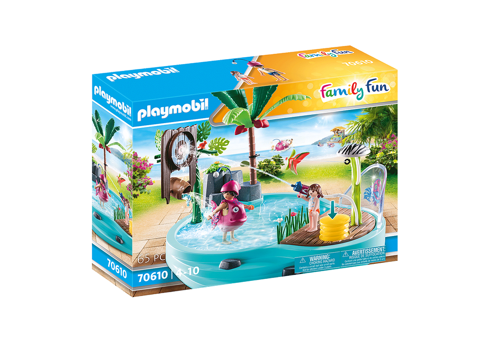 Playmobil Family fun: Piscina Divertida Con Rociador De Agua 70610