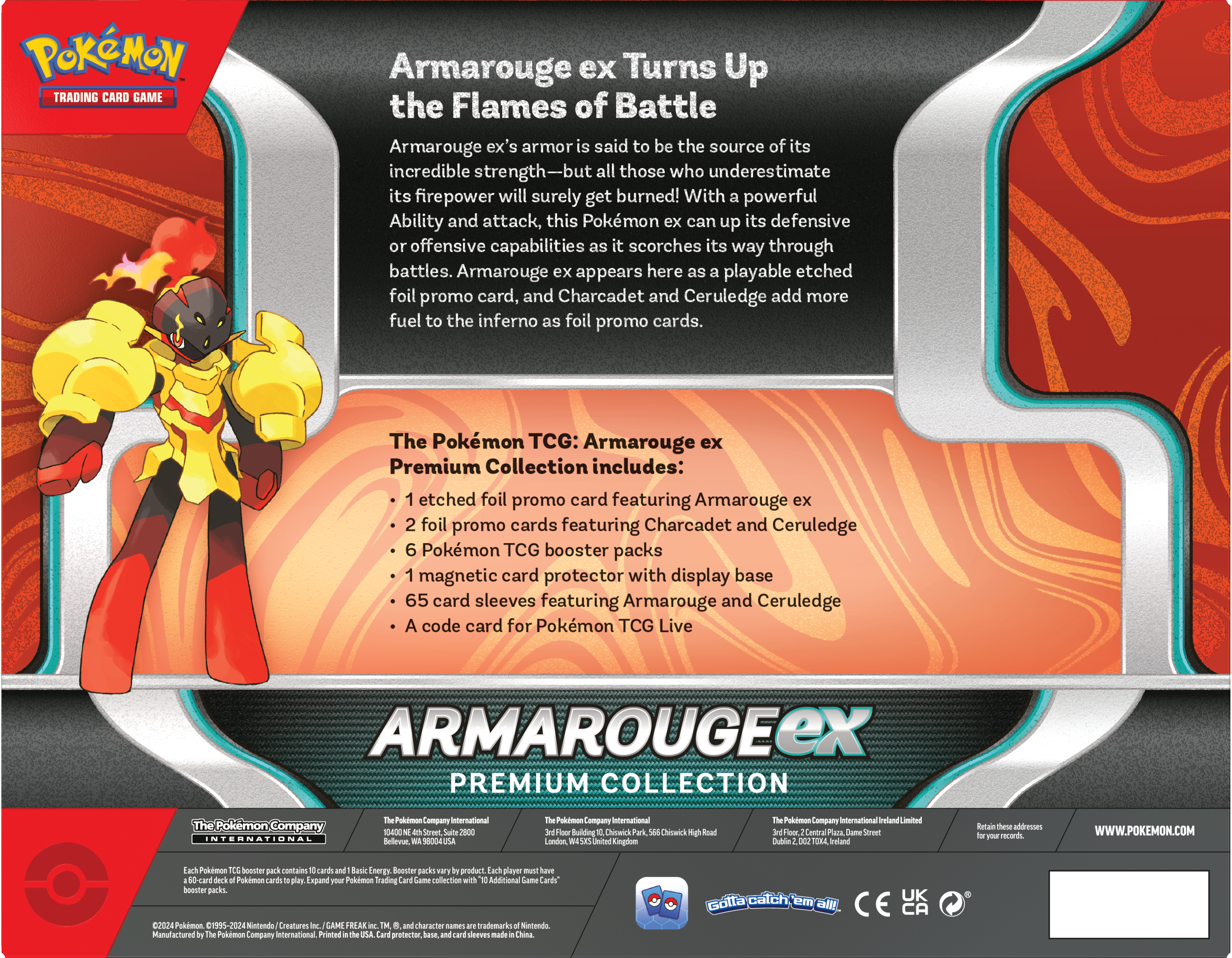 Pokemon TCG: Armarouge Ex Box Premium Collection En Ingles