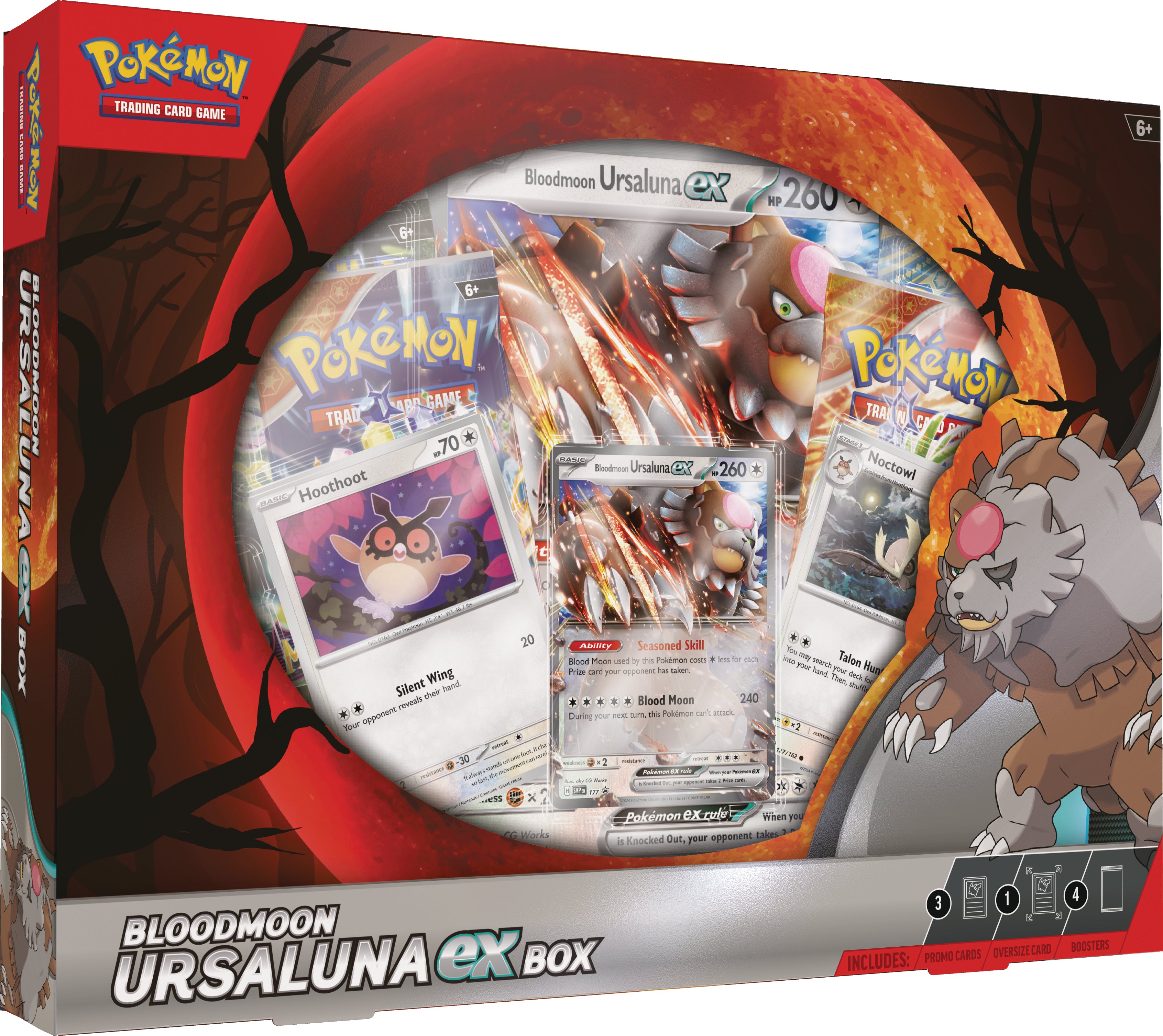 Pokemon TCG: Bloodmoon Ursaluna ex Box En Español