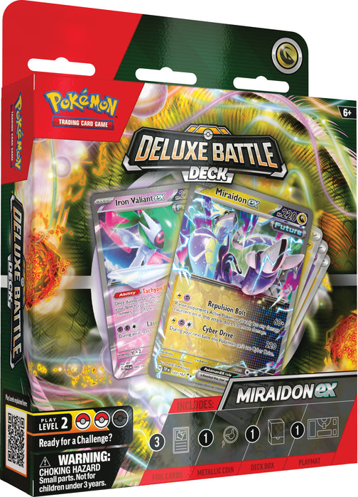 Pokemon TCG: Miraidon ex Deluxe Battle Deck En Ingles