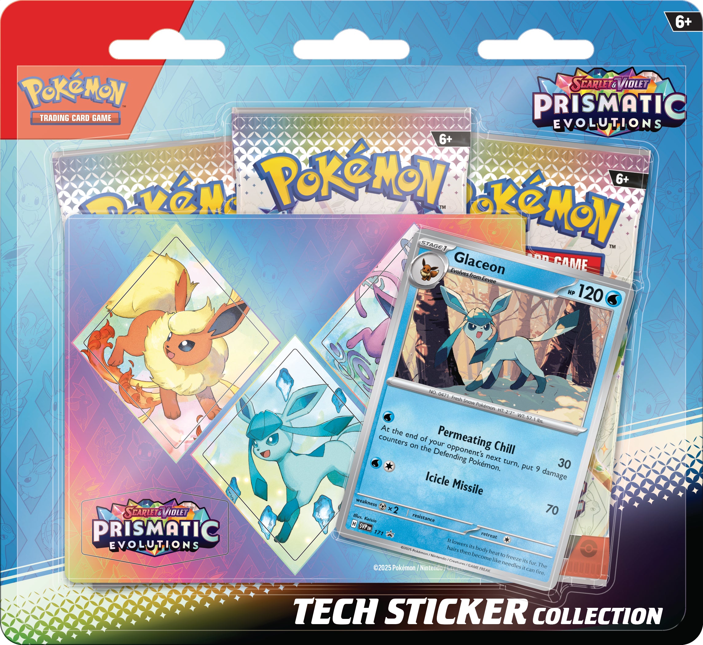 Pokemon TCG Escarlata y Purpura: Evoluciones Prismaticas - Tech Sticker En EspaÃ±ol