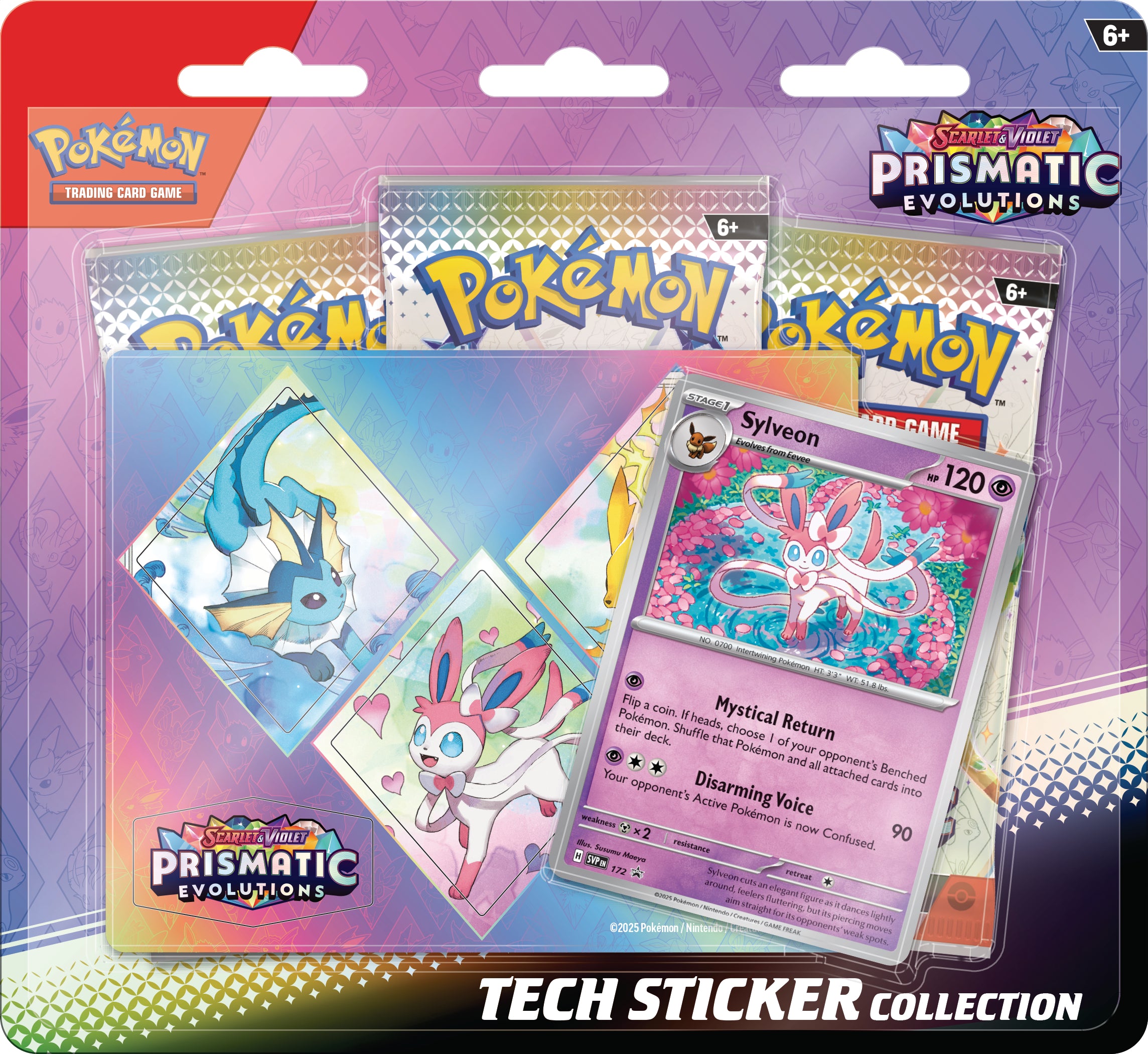 Pokemon TCG Escarlata y Purpura: Evoluciones Prismaticas - Tech Sticker En EspaÃ±ol