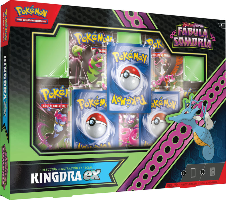 Pokemon TCG Escarlata y Purpura: Fabula Sombria - Kingdra Ex Special Collection En Español