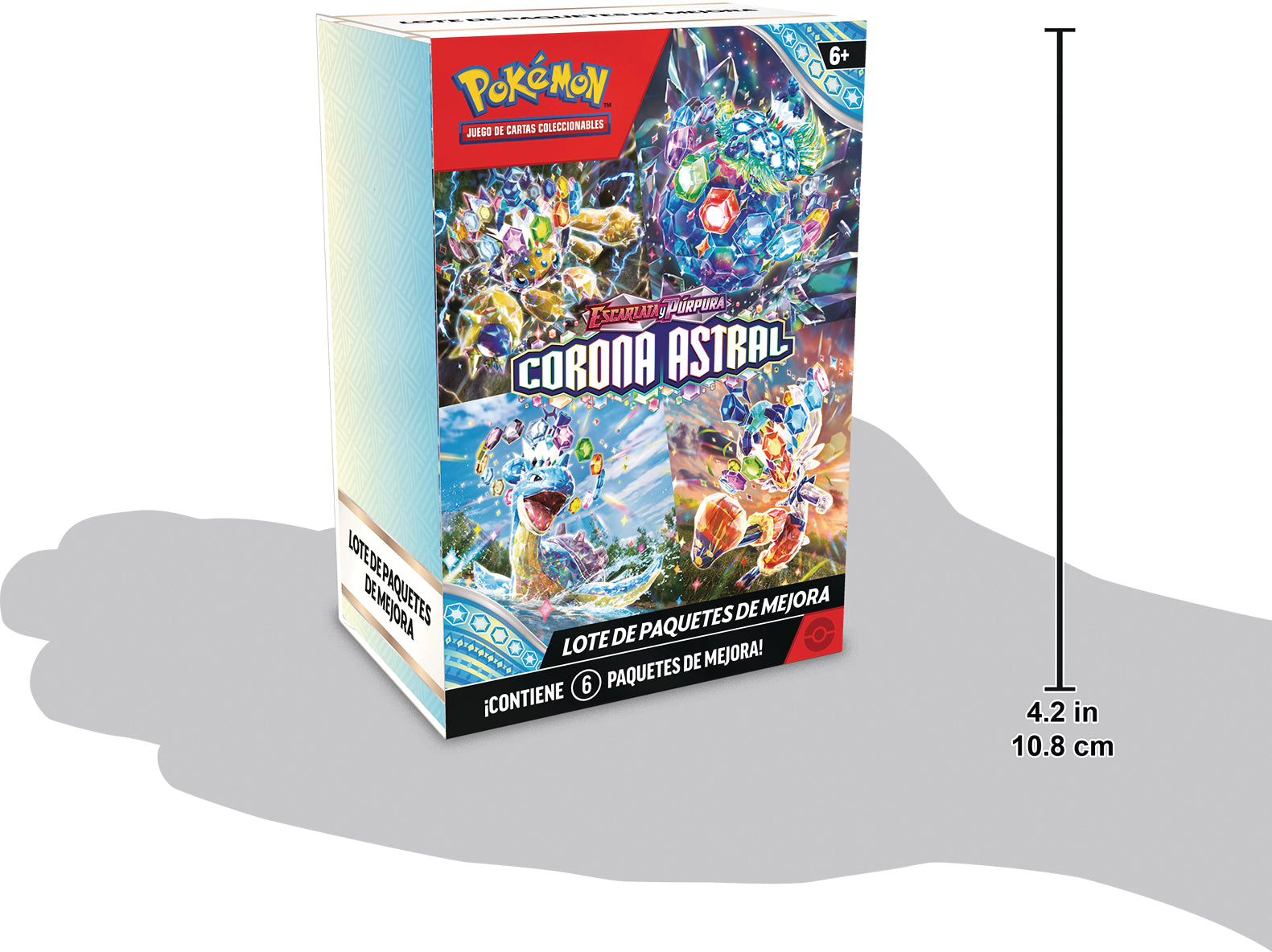 Pokemon TCG Escarlata y Purpura: Corona Astral - Booster Bundle 6 Pack En Español