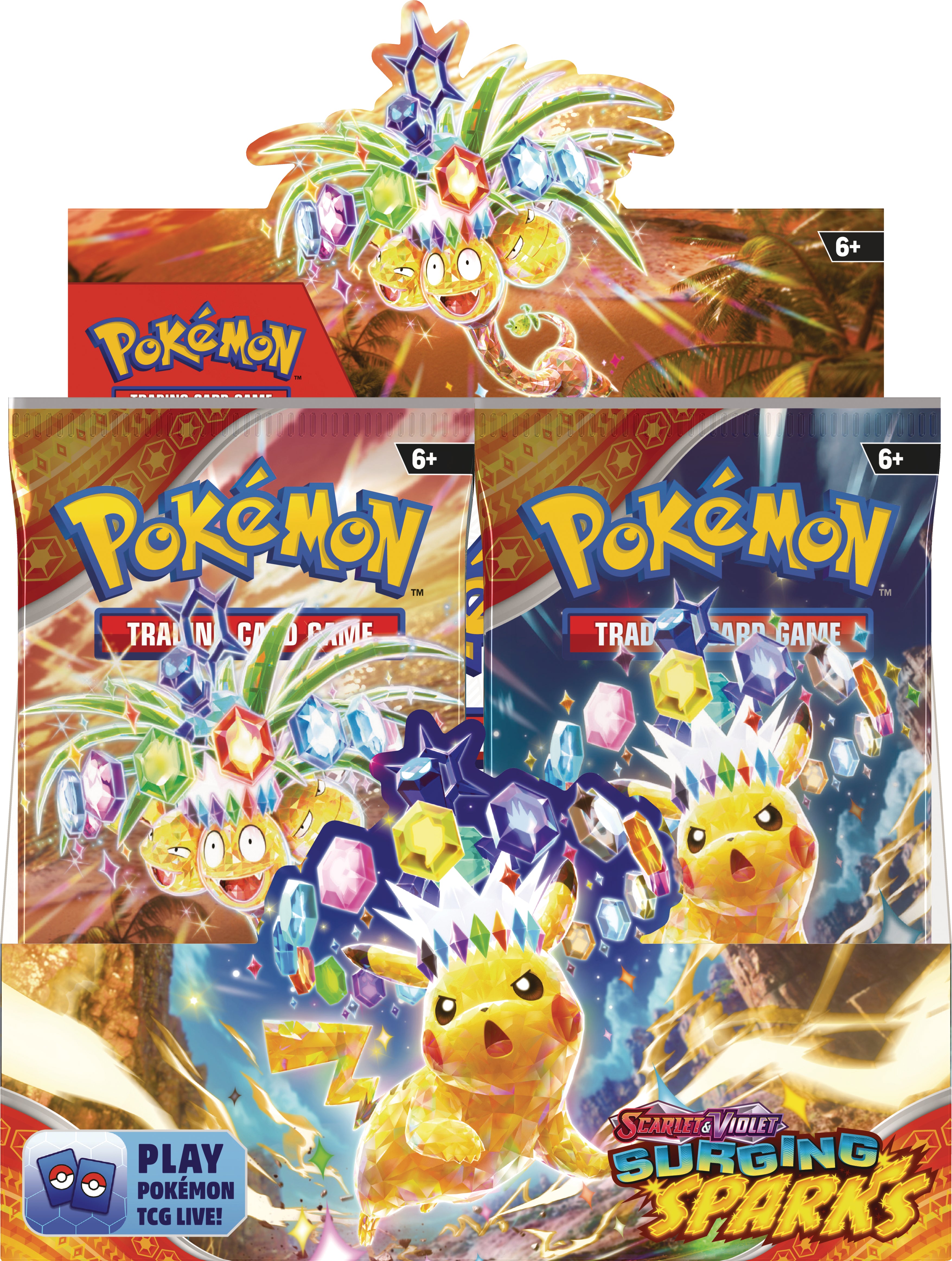 Pokemon TCG Scarlet & Violet: Surging Sparks - Booster En Ingles