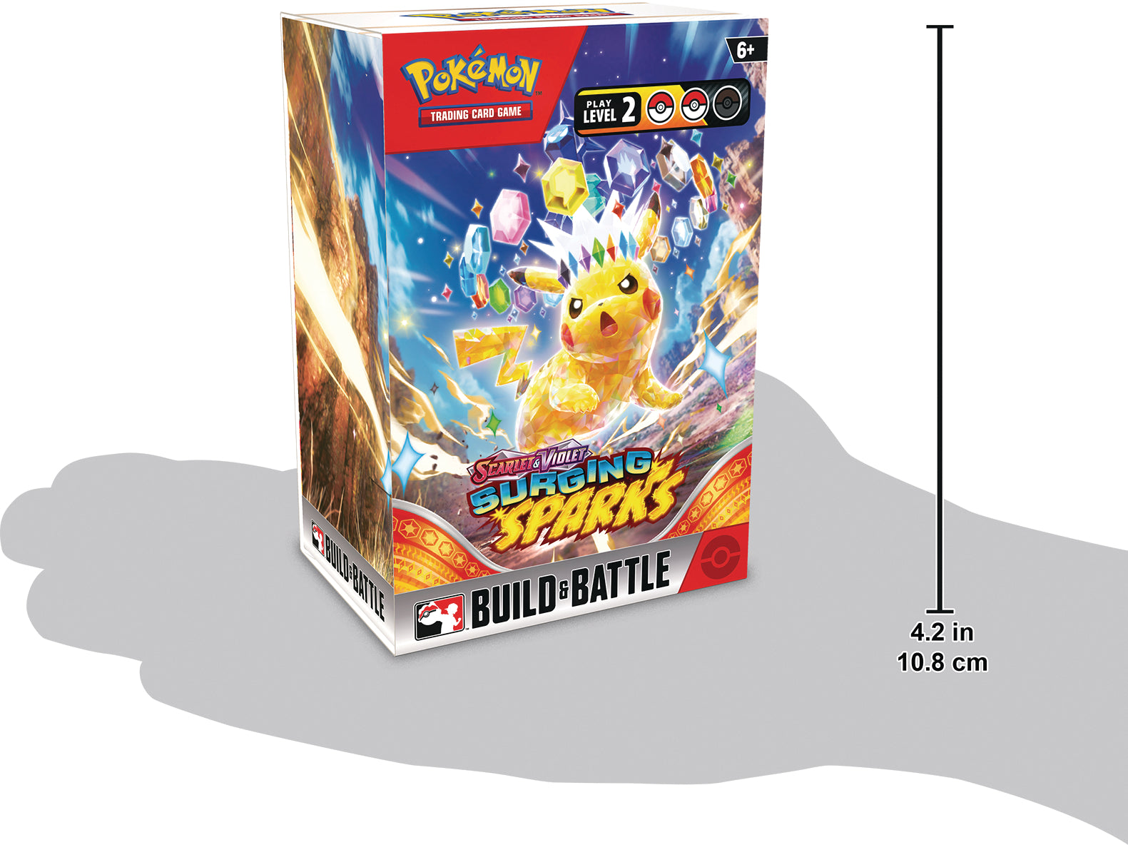 Pokemon TCG: Scarlet & Violet - Surging Sparks - Build & Battle Box En Ingles