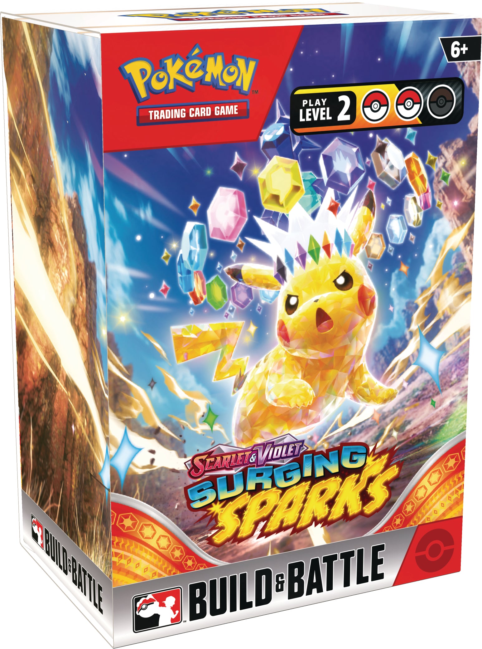 Pokemon TCG: Scarlet & Violet - Surging Sparks - Build & Battle Box En Ingles