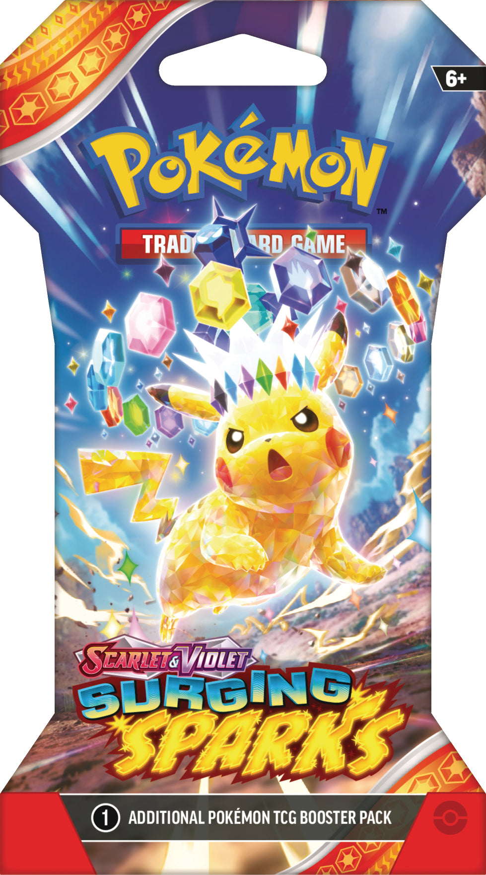 Pokemon TCG Escarlata y Purpura: Chispas Fulgurantes - Sleeved Booster En Español