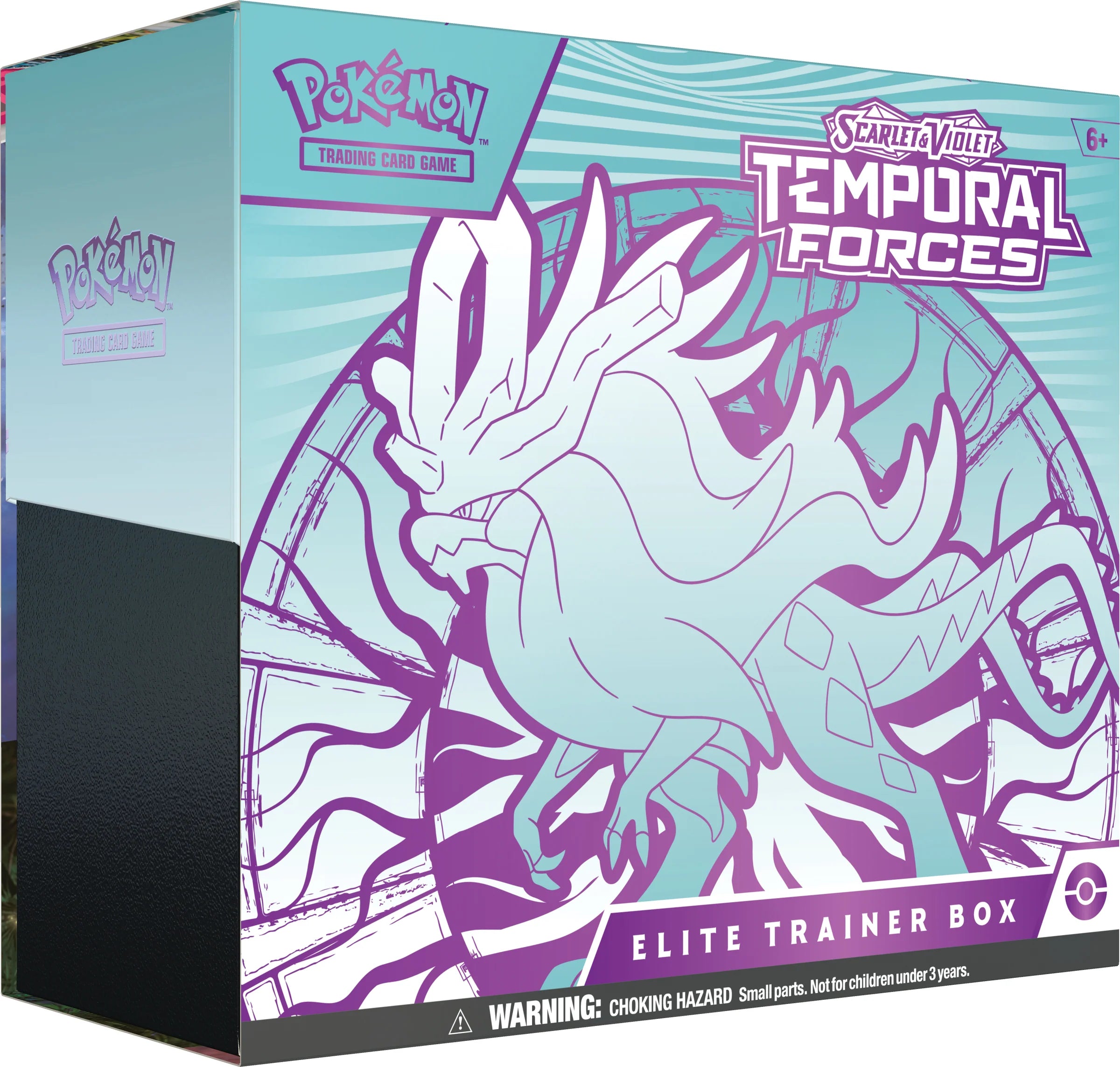 Pokemon TCG Scarlet & Violet: Temporal Forces - Elite Trainer Box Walking Wake con Flutter Mane En Ingles