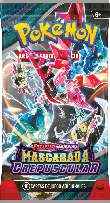 Pokemon TCG Escarlata y Purpura: Mascarada Crepuscular - Booster En Español