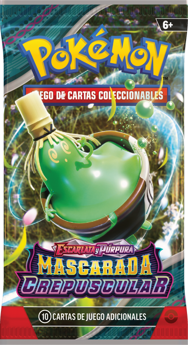 Pokemon TCG Escarlata y Purpura: Mascarada Crepuscular - Booster En Español